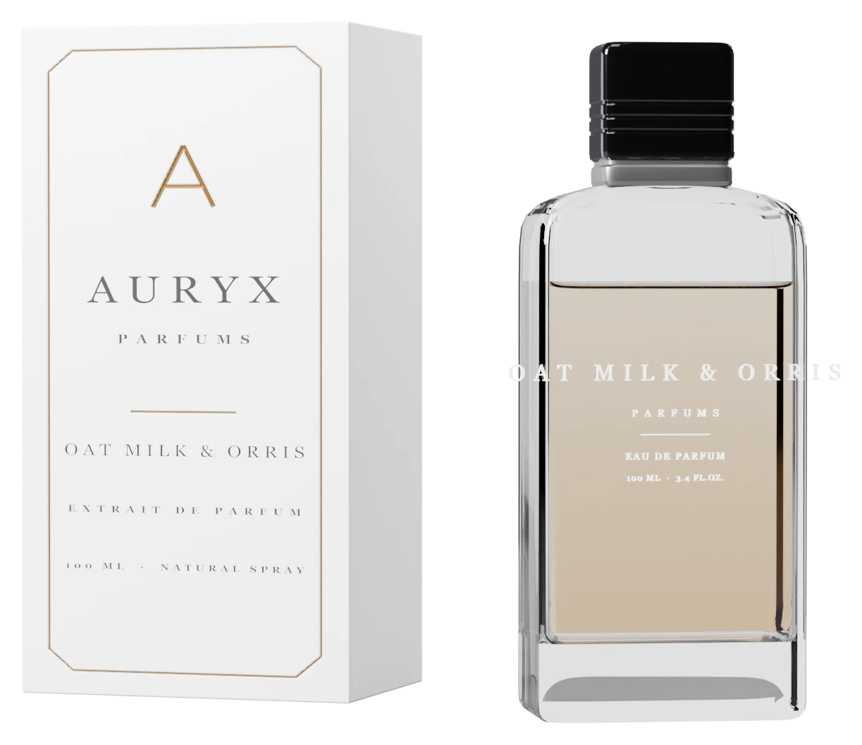 Oat Milk & Orris bottle and carton